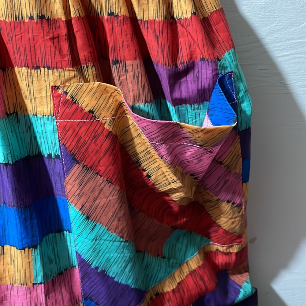 Farm Rio Stripes Midi Dress - Picture 4 of 11